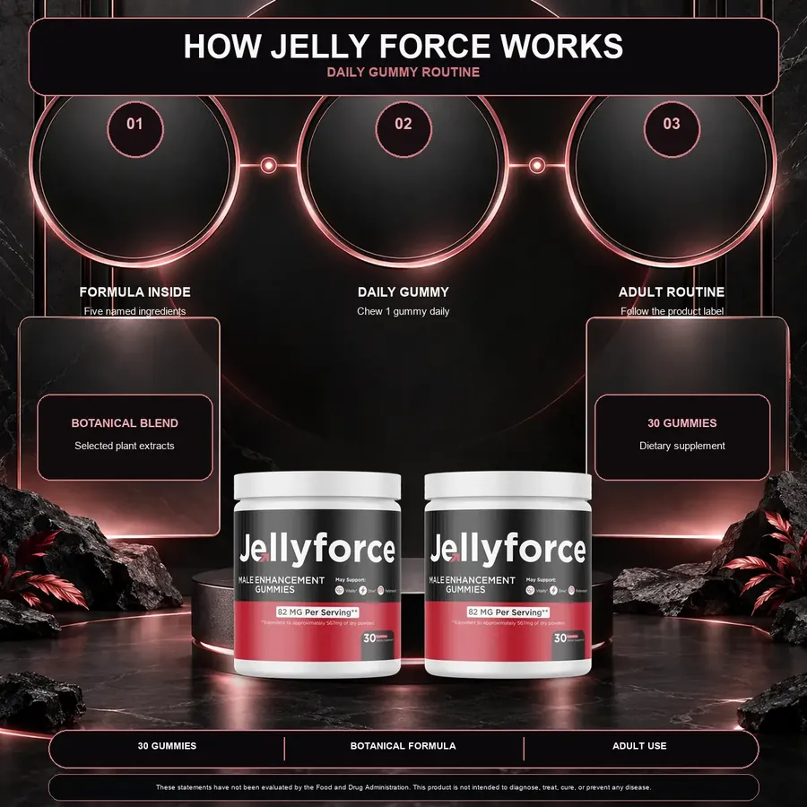 The Jelly Force how-it-works listing graphic