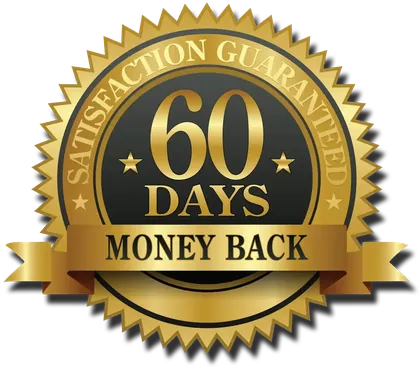 60-day money-back guarantee emblem used in the Jelly Force sales material